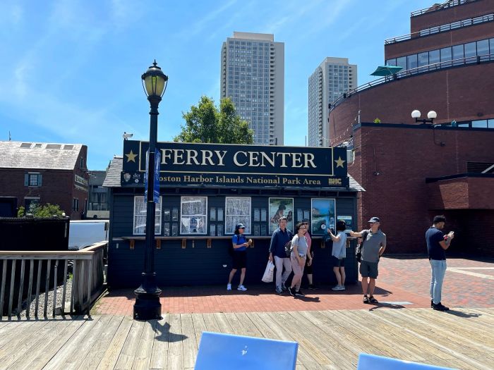 Boston Harbor Islands Ferry Ticket Booth