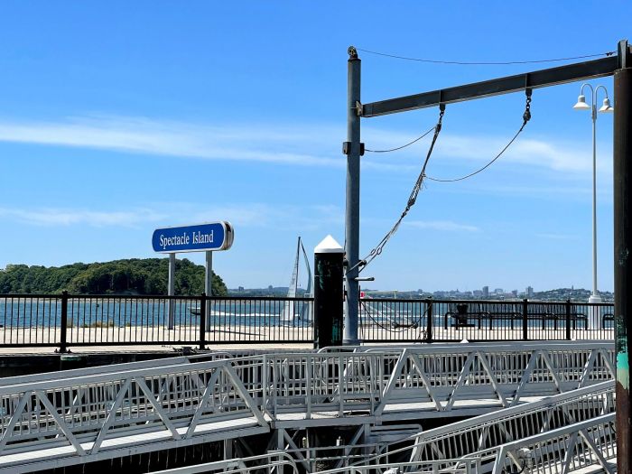 Spectacle Island Boston Pier