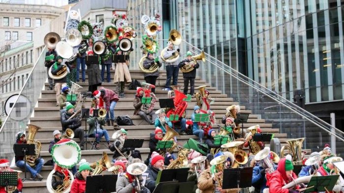 boston tuba christmas at downtown crossing