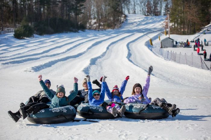 snow tubing near boston nashoba valley