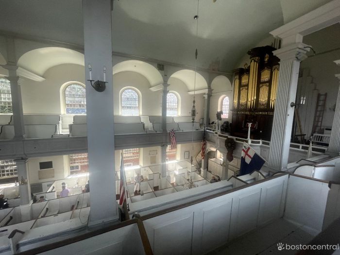 boston old north church gallery organ