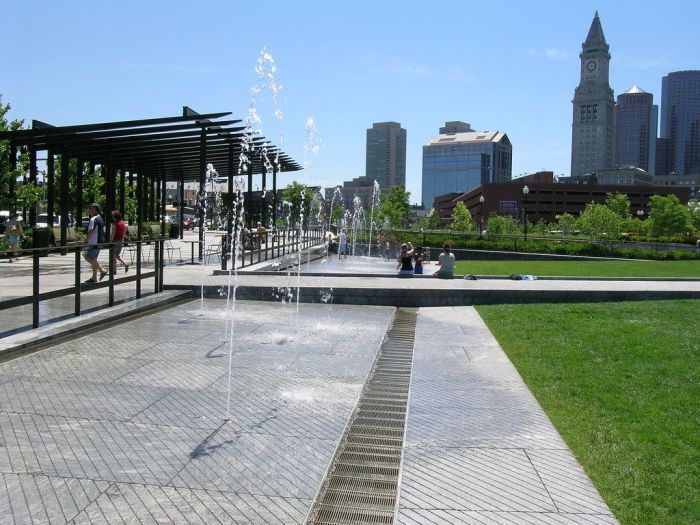 Boston Greenway North End Fountain