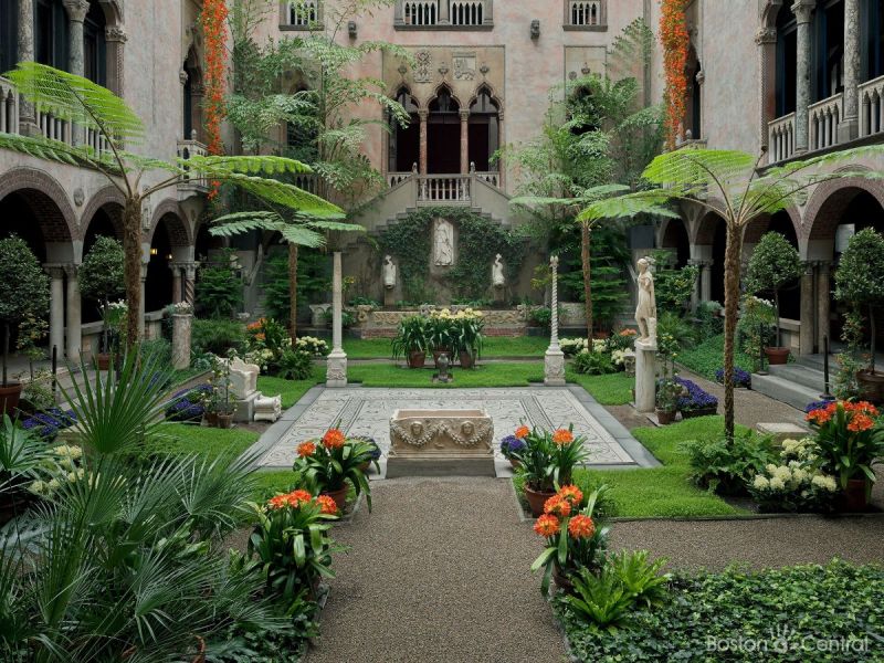 Isabella Stewart Gardner Museum Courtyard Boston