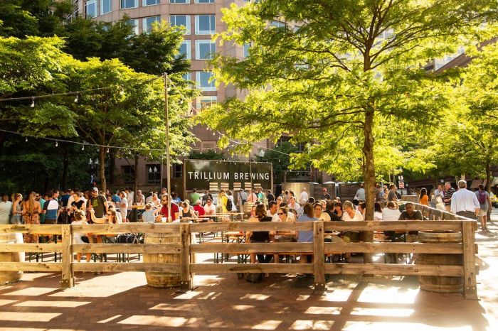 Trillium Beer Garden Boston Greenway