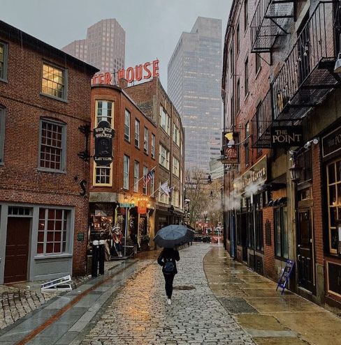 boston rainy day union oyster house