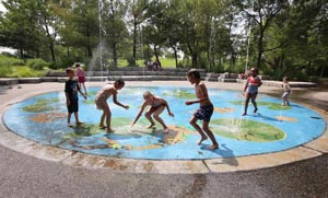 danehy park splash pad photo