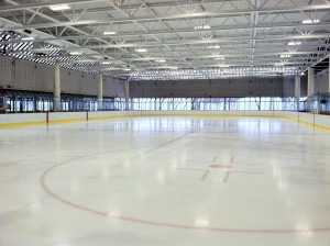 steriti ice rink in boston's north end photo