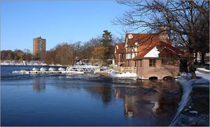 jamaica pond boating  sailing photo