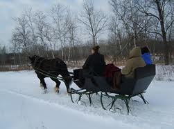 new england antique sleigh rally at osv photo