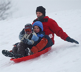 best sledding in rhode island photo