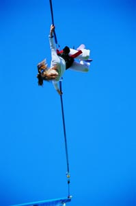 jump into summer w bungee bounce and rope adventure photo