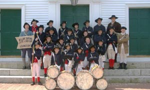 the lexington fife  drum muster and colonial concert photo