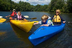 family day at charles river canoe  kayak photo