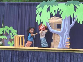 the case of the missing woodpile - by gerwick puppets photo