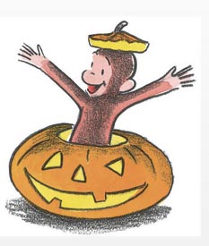 halloween story time with curious george photo