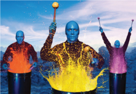 free face painting at blue man group photo