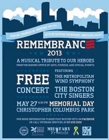 city of boston memorial day sunset concert photo