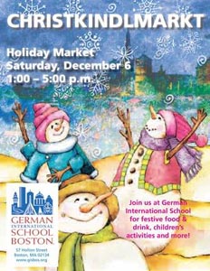 christkindlmarkt at german international school boston photo