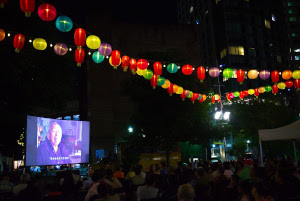 kung fu films at the gate in chinatown park boston 2023 photo