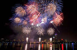 boston labor day fireworks illuminate the harbor cancelled for 2022 photo