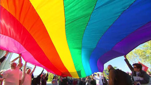 boston pride kickoff at city hall plaza photo