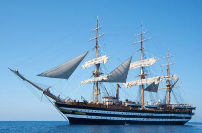 tall ship amerigo vespucci visits boston photo