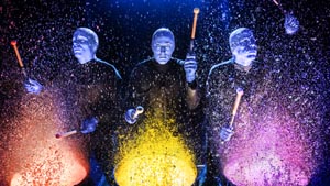 blue man group at boston common photo