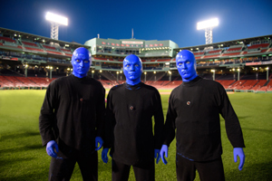 blue man group red sox themed shows - buy 1 get 1 tix photo