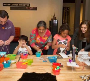 drop-in art making at pem photo