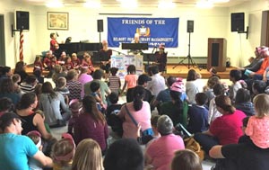 musical storytelling program at woburn library photo