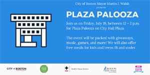 plaza palooza at boston city hall photo