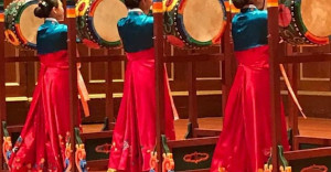 boston korean traditional dance group lunar new year performance photo