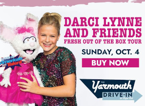 americas got talent winner darci lynn farmer at yarmouth drive-in photo