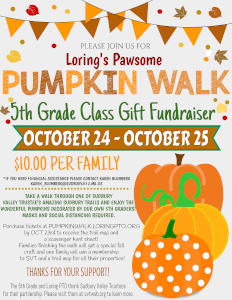 loring's pawsome pumpkin walk photo