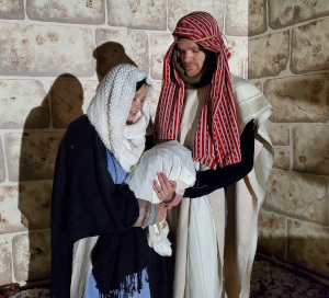 drive-thru live nativity experience photo