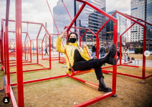 seaport swings an interactive public art installation photo