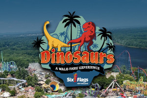 dinosaurs a walk-thru experience at six flags new england photo