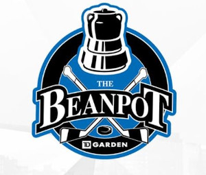 boston beanpot 2024  men's  women's hockey at td garden photo