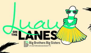 luau on the lanes big brothers big sisters fundraiser photo