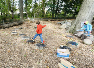 tot time at the nature playscape photo