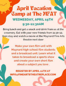 april vacation camp at the maynard fine arts theatre mfat photo