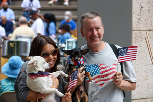 patriotic poochapalooza at downtown crossing photo