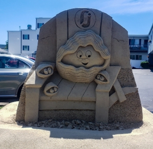 yarmouth sand sculpture trail photo