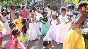 princess day celebrating little girls of color photo