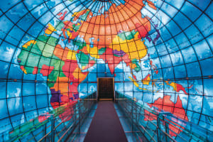 mapparium free admission on indigenous peoples' day photo