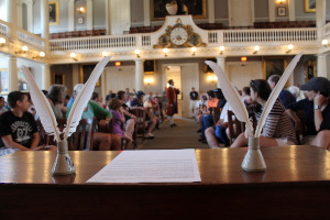 celebrate the 250th anniversary of the boston tea party at faneuil hall photo