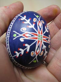 ukrainian egg decorating photo