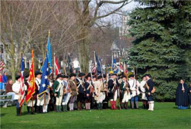 concord patriots day battle reenactments 2024 photo