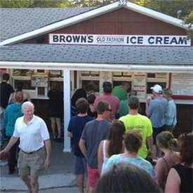 brown's old fashinoed ice cream photo